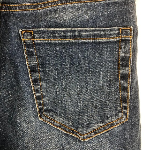 ELLA MOSS High Waist Straight Jeans Women's Size 6 Blue Denim Stretch Zip Fly - Picture 4 of 10